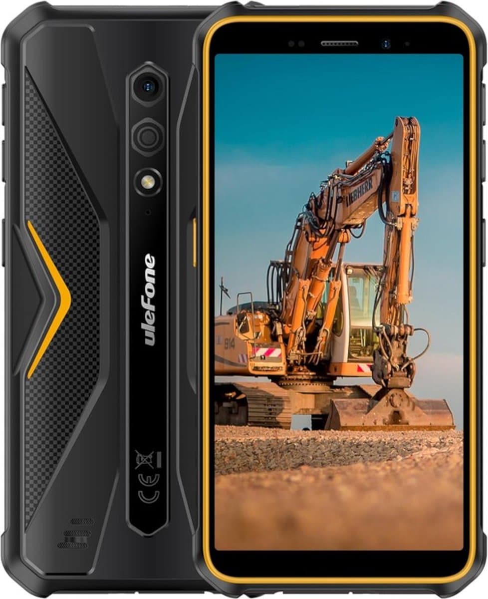 Ulefone Armor X12 13,8 cm (5.45") Hybride Dual SIM Android 13 Go edition 4G USB Type-C 3 GB 32 GB 4860 mAh Zwart — afbeelding 1
