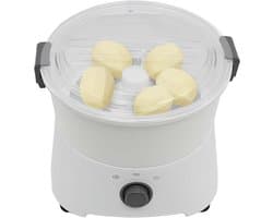 Elektrische Aardappelschilmachine - Automatische Schiller - Snel Groenten Schillen - Krachtige Koperen Motor - 1 kg Capaciteit - Wit