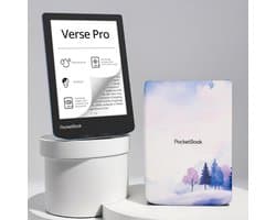 PocketBook Verse Pro e-reader Azure – 6 inch – 16 GB – waterdicht + Wintertime Hoesje – voordeelbundel