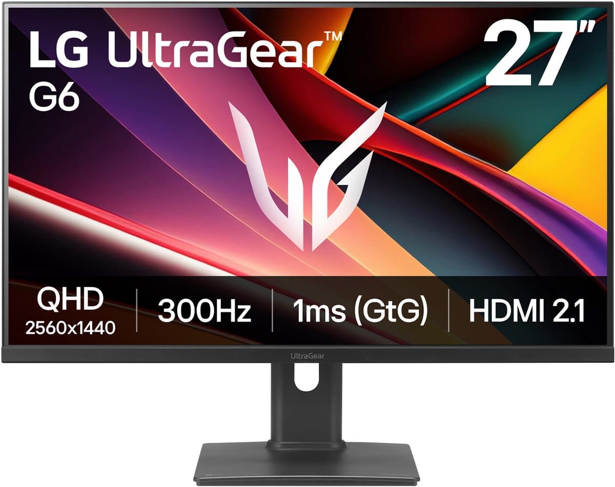 LG UltraGear 27G64NA-B - QHD IPS Gaming Monitor - 300hz - 27 inch — afbeelding 1