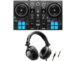 Hercules DJ Starter Kit: DJControl Inpulse 200 MK3 DJ-Controller + HDP DJ45 Hoofdtelefoon - Complete Bundel voor Beginners - Inclusief DJ-Software en Handleiding