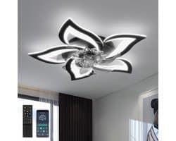 Equivera Plafonniere met Ventilator - Plafondventilator - Plafondventilator Afstandsbediening - Plafondventilator Slaapkamer - Plafond Ventilator met Verlichting - Plafondlamp - Plafonniere - Ideaal voor in uw slaapkamer!