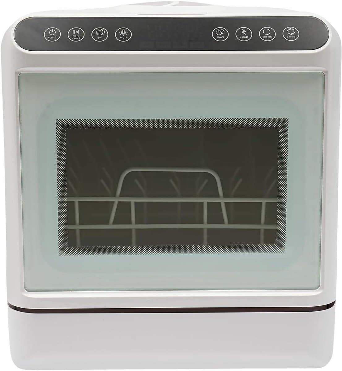 Compacte Vaatwasser - Aanrecht Model - Snel Schoon Maken - Hete Lucht Drogen - 6 Liter Tank - Wit — afbeelding 1