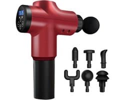 Massagepistool - Spierstimulator - Herstel Na Sport - 39 Snelheden - 1.7 kg - Rood