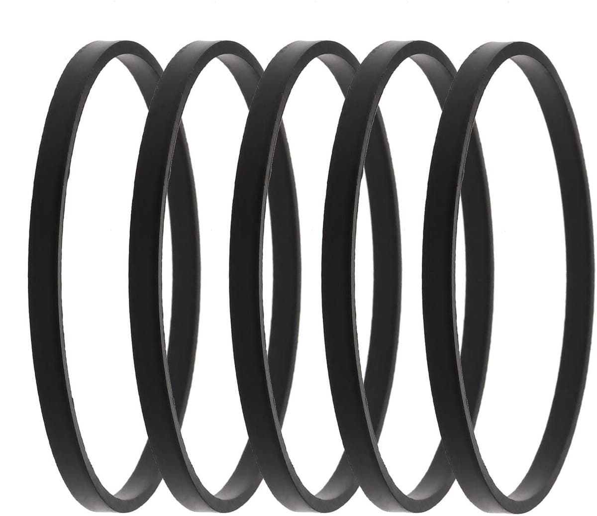 Dailygoods- Afdichtingen Rubber 5 Stuks - Vervangende Afdichting - Buitendiameter 47 mm - Binnendiameter 45 mm - Compatibel met Tecumseh Grasmaaiers - MPN 631028/29630121 - Rubberpakking — afbeelding 1