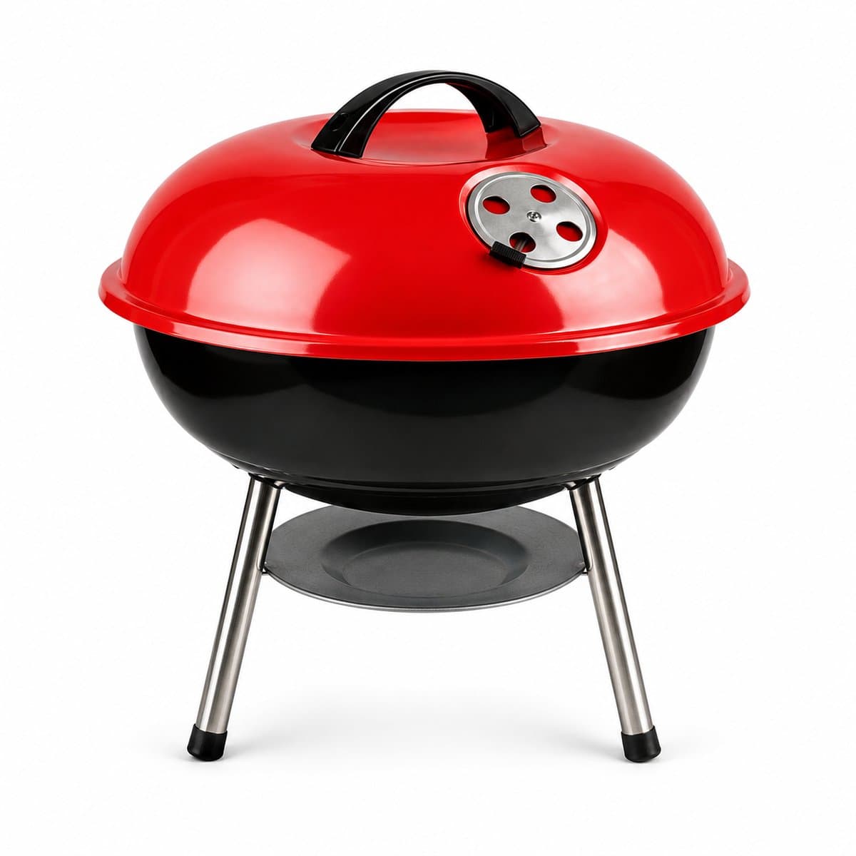 BBQ - compact - ø 35 x 45 cm - bol - Rood — afbeelding 1