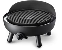 Rookvrije Gasbarbecue - Gas BBQ - Vetafvoer - Gietaluminium grill plaat met ribbels - Rookvrij - incl. Pizzaoven accessoires