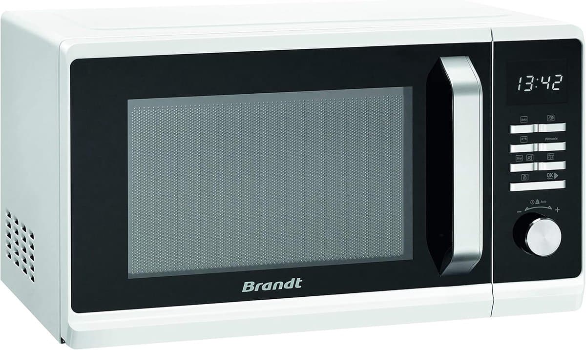 Magnetron - Oven - Snel opwarmen - Automatisch ontdooien - 23 liter - Wit en Zwart — afbeelding 1