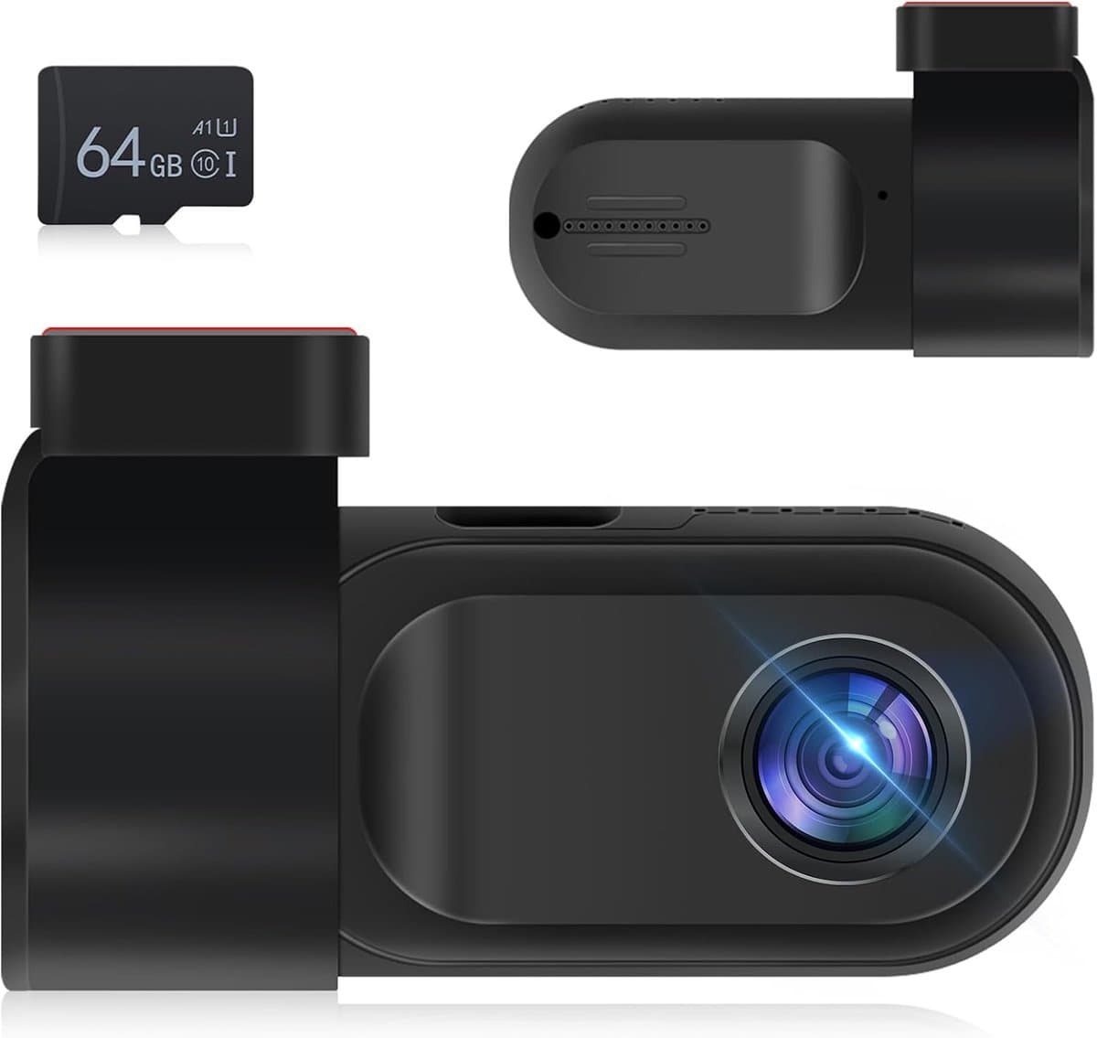 Dashcam Auto - Rijrecorder - Veilig Rijden - 150 Graden Nachtzicht - 720p 64GB - Zwart — afbeelding 1
