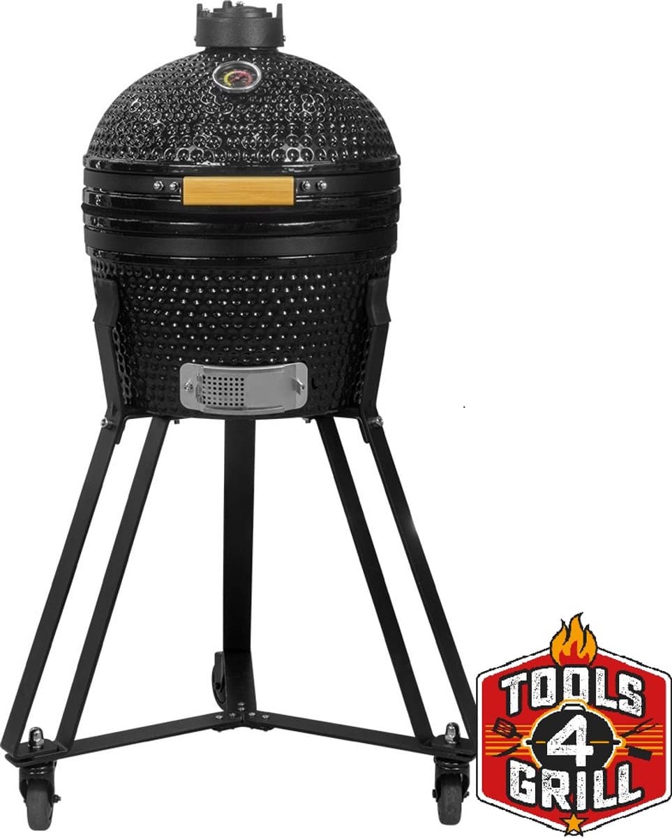 Tools4Grill 16 inch kamado met verrijdbaar onderstel — afbeelding 1
