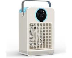 Draagbare airco met afstandsbediening, mini luchtkoeler met 2-8H timer, 3 ventilatorsnelheden, 2 nevelmodi, 700ML verdamplingsklimaatregelaar geschikt voor thuis