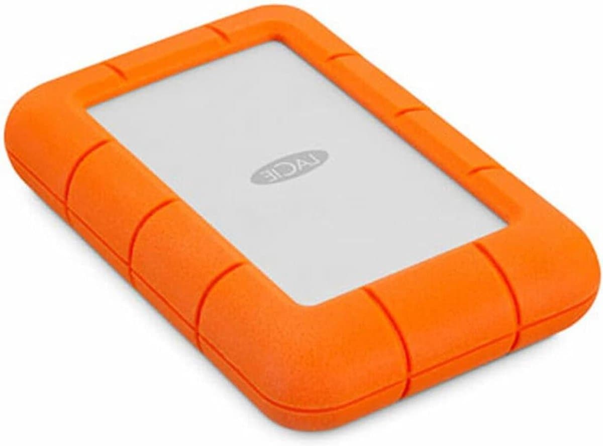 Externe Harde Schijf - Draagbare Opslag - Bestanden Opslaan - Schokbestendig Ontwerp - 2 TB - Oranje — afbeelding 1