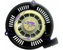 Grasmaaier Starter - Terugslagstart Onderdeel - Motor Reparatie - Hoge Kwaliteit Vakmanschap - One Size - Niet gespecificeerd