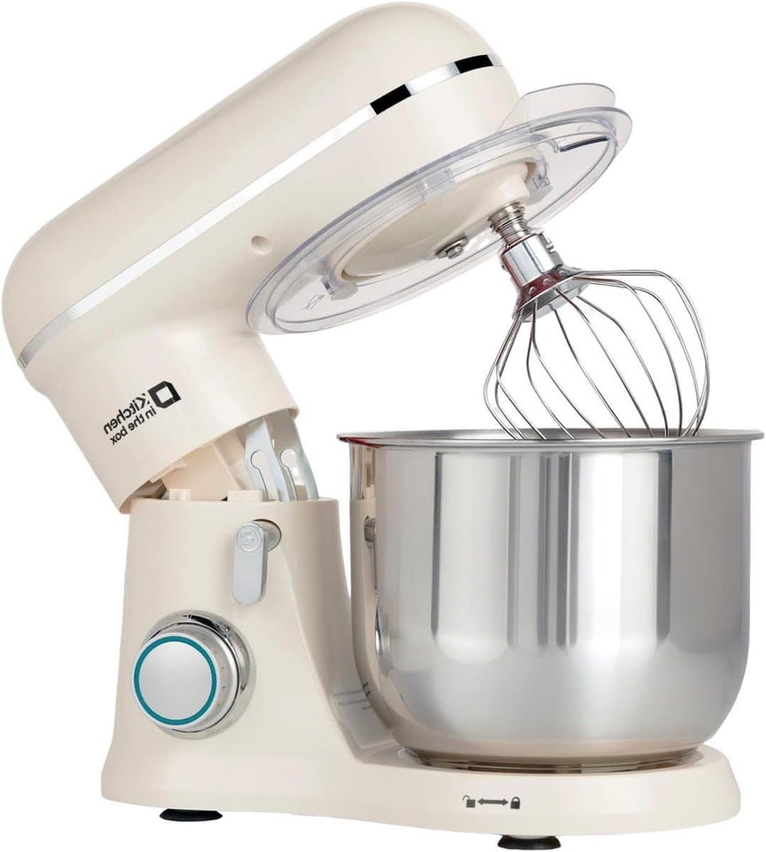 Keukenmachine - Deegmachine mixer - Bakken en mengen - Krachtige 800W motor - 35 Liter kom - Wit — afbeelding 1