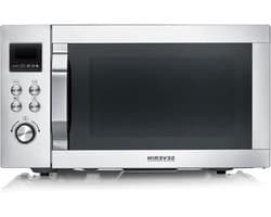 Multifunctionele Oven - Airfryer Magnetron - Gerechten Bereiden - 4-in-1 Functionaliteit - 25 Liter - Zilver