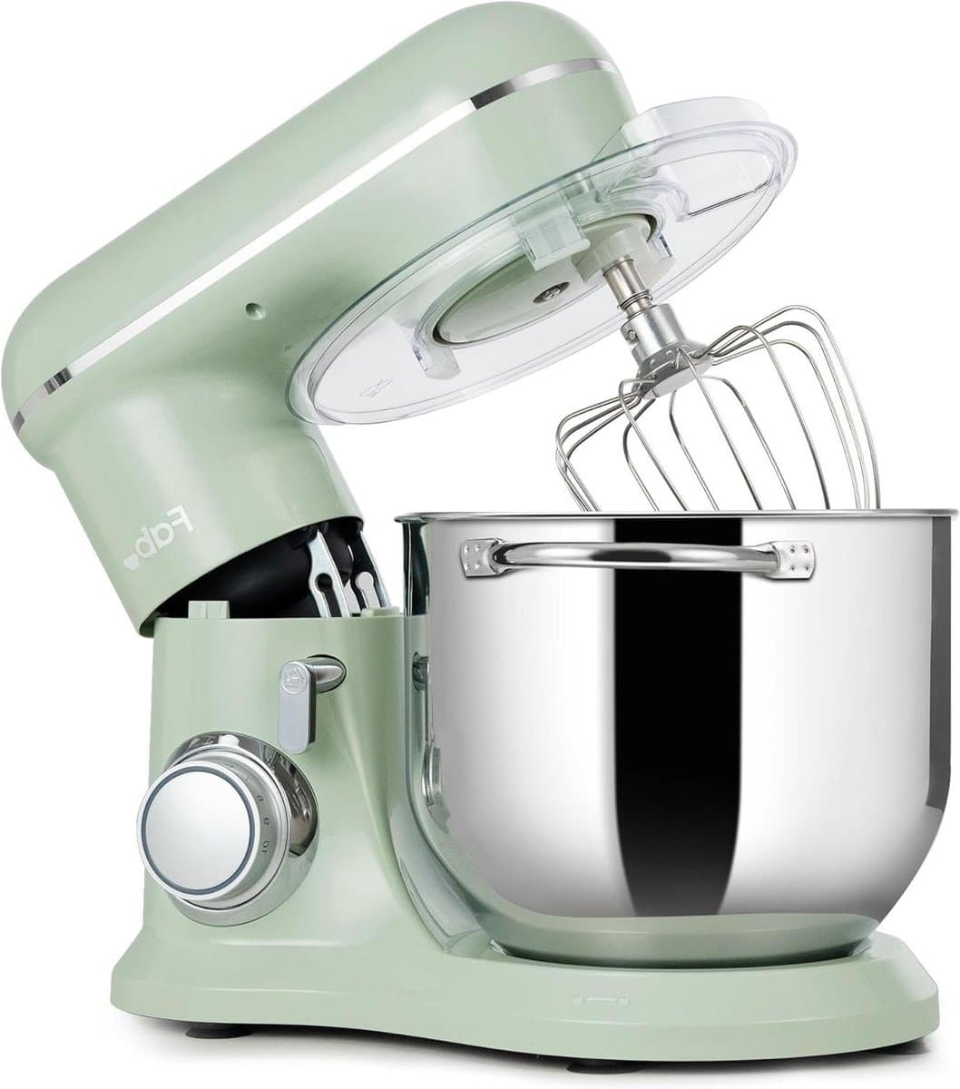 Keukenmachine - Deegmachine Mixer - Bakken en Koken - Krachtige 2000W Motor - 8 Liter Kom - Zwart — afbeelding 1