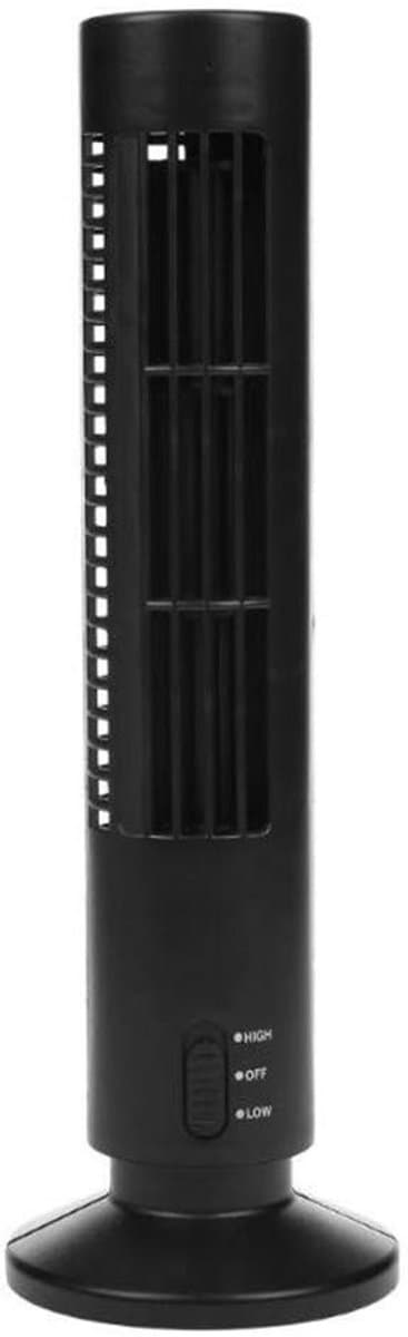 Allecto - Draagbare Luchtkoeler - Mini Koeltorenventilator - Stille werking - Zwart - Persoonlijke koeling - USB desktop airconditioner - Geschikt ... — afbeelding 1