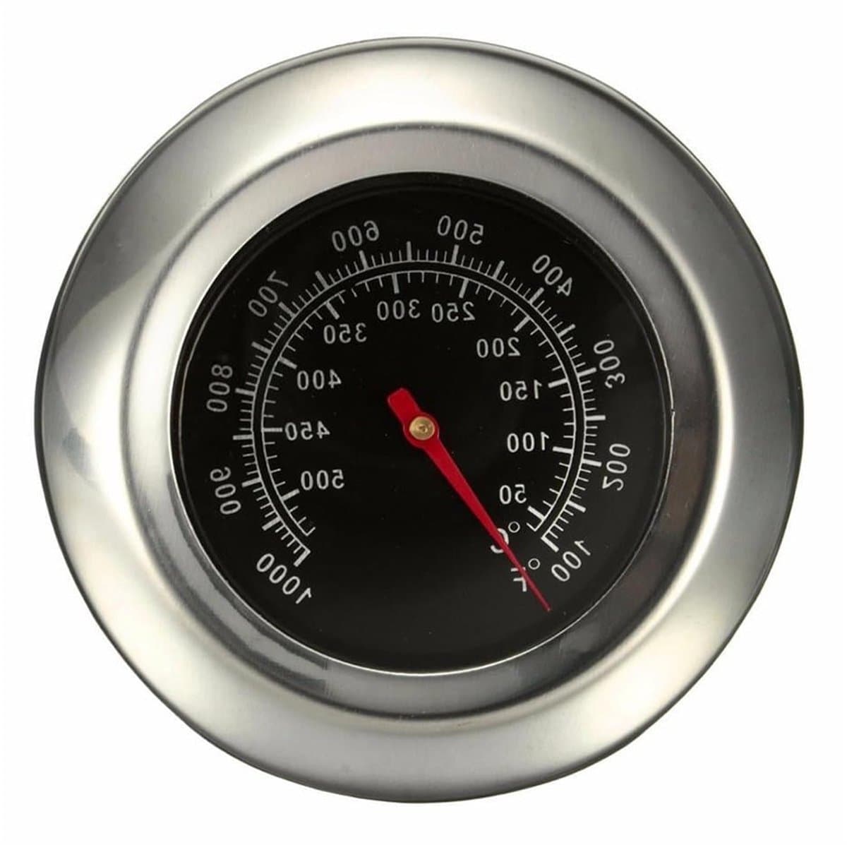 Nauwkeurige Oven- en Grillthermometer van RVS voor Keuken en Buiten, Temperatuur van 50 °C tot 500 °C, Ideaal voor BBQ en Bakken — afbeelding 1
