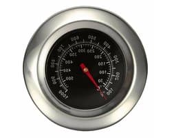 Nauwkeurige Oven- en Grillthermometer van RVS voor Keuken en Buiten, Temperatuur van 50 °C tot 500 °C, Ideaal voor BBQ en Bakken