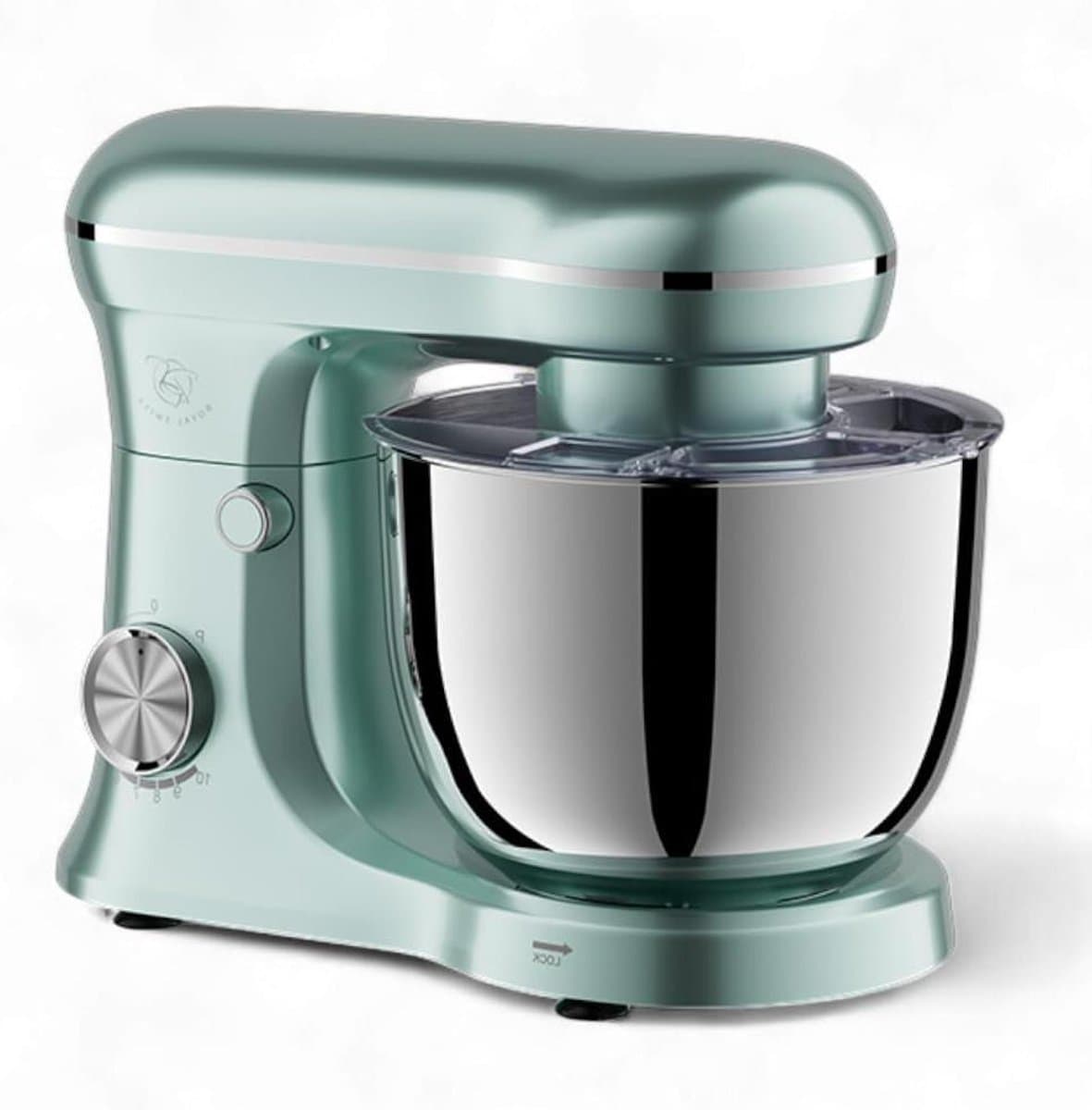 Keukenmachine - Mixer Robot - Bakken en Koken - Krachtige 1500W Motor - 5 Liter Kom - Groen — afbeelding 1