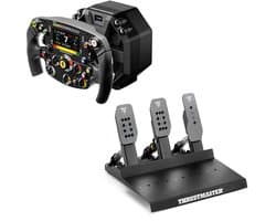Thrustmaster T598 Servo Base (5Nm/10Nm Peak) + SF25 + Raceline Pedals III LC Bundle – Direct Drive Sim Racing Set - PC - PS4 - PS5