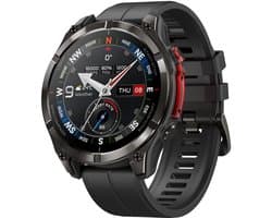 Zeblaze Stratos 4 Pro Smartwatch - Offline kaartnavigatie - GPS - Slaapmonitor - Belfunctie - LED Zaklamp - 170+ Sportmodi- 5ATM - Hartslag/Slaapmeter/SpO2 - IOS & Android - Zwart