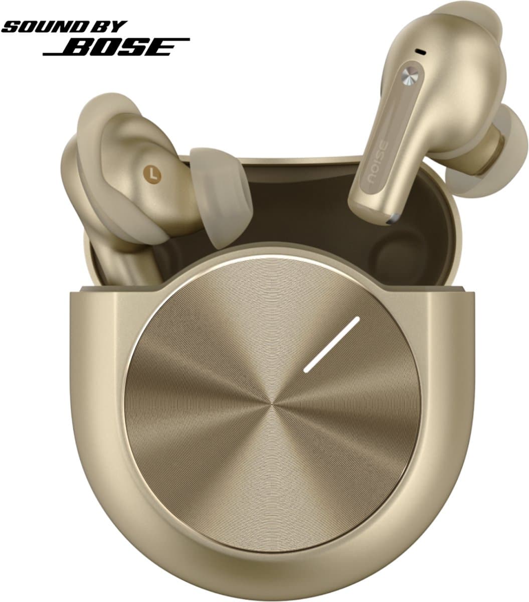 Noise Master Buds 2 - Sound by Bose - Draadloze Oordopjes met Noise Cancelling - Bluetooth Earbuds - Spatial Audio - 30 Uur Batterij — afbeelding 1