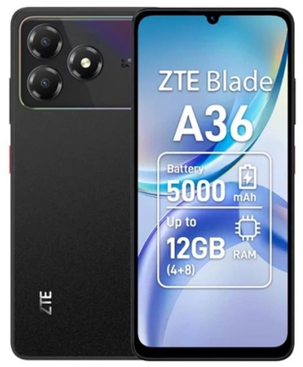 ZTE Blade A36 4GB/64GB 6.7 inch scherm, dual sim. — afbeelding 1