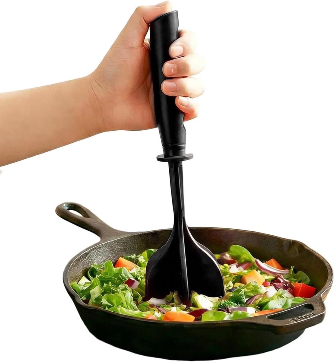 Vlees Hakker - Keuken Gadget - Maaltijd Bereiden - 6 Gebogen Bladen - 268 cm - Zwart — afbeelding 1