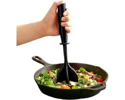 Vlees Hakker - Keuken Gadget - Maaltijd Bereiden - 6 Gebogen Bladen - 268 cm - Zwart