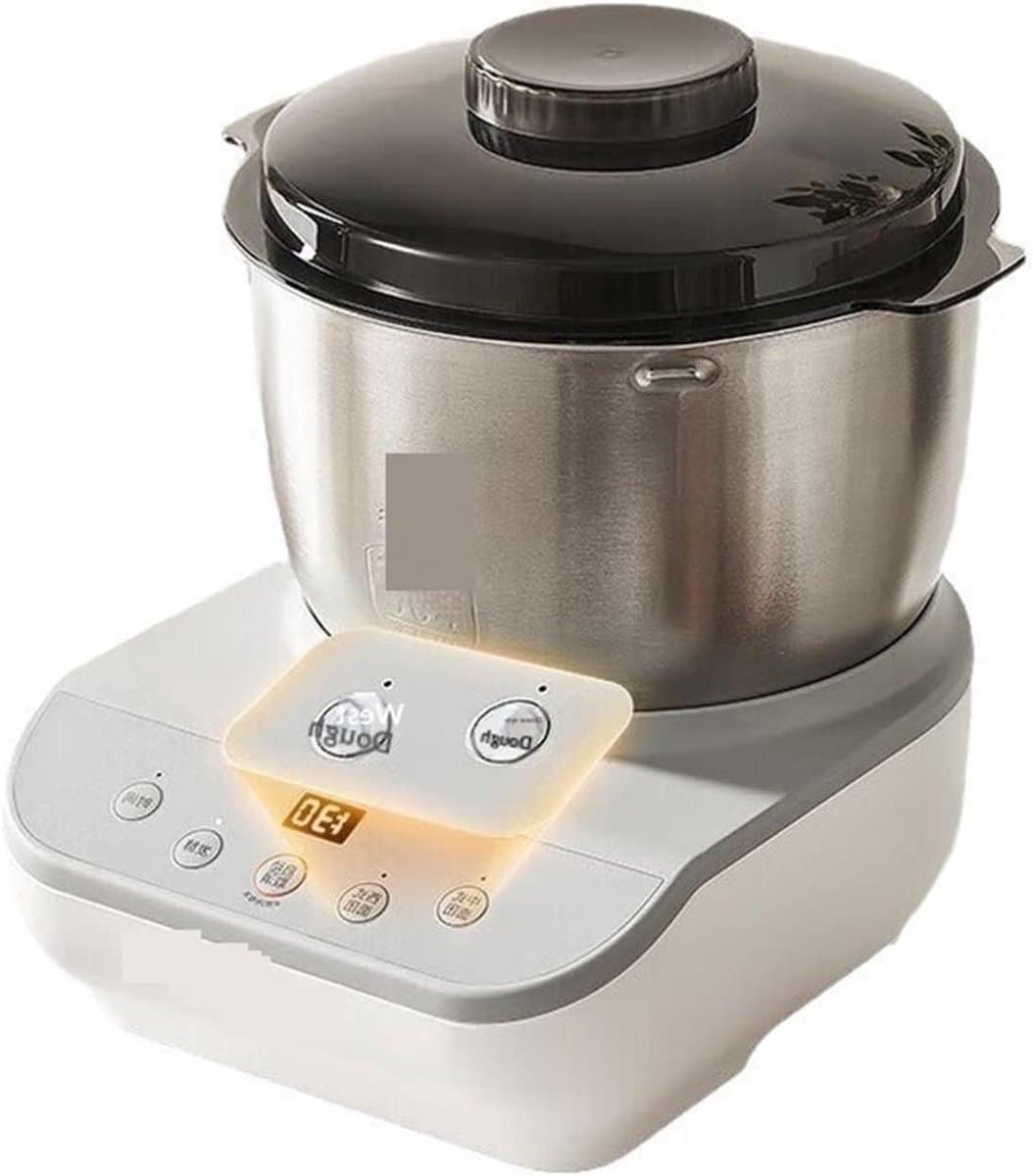 Keukenmixer - Deegmixer Chefmachine - Bakken en Kneden - Automatische Deegbereiding - 5L - Wit — afbeelding 1