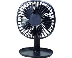 Guardo ventilator oplaadbaar via USB Blauw