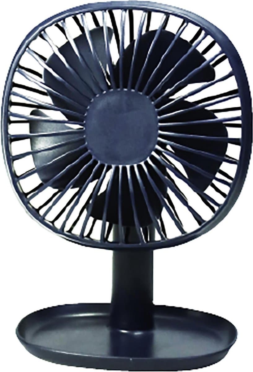 Guardo ventilator oplaadbaar via USB Blauw — afbeelding 1