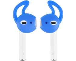 KELERINO. Anti-slip siliconen earhooks / earhoox / oorhaken geschikt voor Airpods 1 & 2 - Lichtblauw
