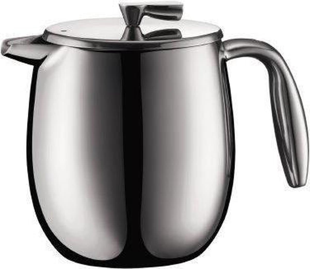 COLUMBIA, cafetiere, dubbelwandig, 0,5l, rvs, mat — afbeelding 1
