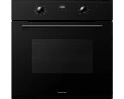 Inventum IOH6070GK Inbouwoven - 70L - Hetelucht/Airfry & Grill - 60cm - 50-250°C - 8 standen - Zwart