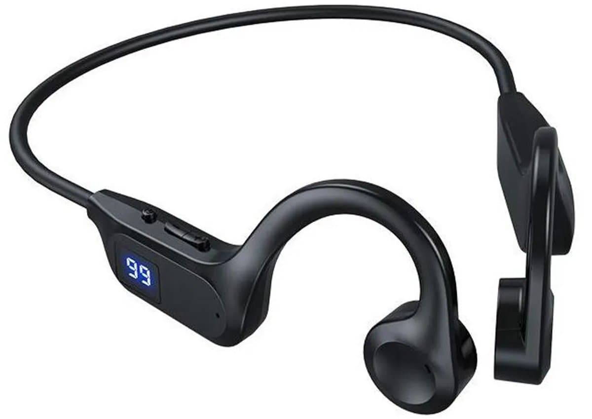 Bluetooth 6.0-hoofdtelefoon met beengeleiding, open ontwerp, zweet- en waterbestendig, stereogeluid in hoge definitie, 10 uur batterijduur, lichtgewicht en draagbaar. — afbeelding 1