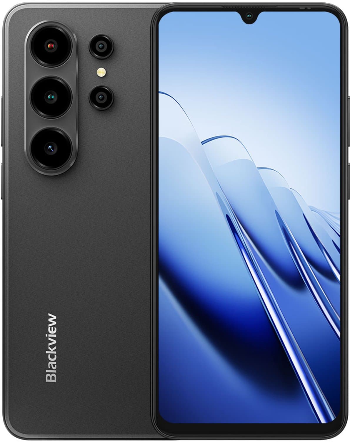 Blackview WAVE 10 Smartphone 4G AI - DUAL SIM - 32 GB RAM - 256 GB ROM - Octa Core - Android 16 - 6,88 inch - 5000mAh - Zwart — afbeelding 1