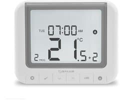 Salus WBRT520RT Digitale Programmeerbare Thermostaat - Draadloze Kamerthermostaat - RF 868 MHz - Weekprogramma - LCD Display - Geen WiFi Nodig