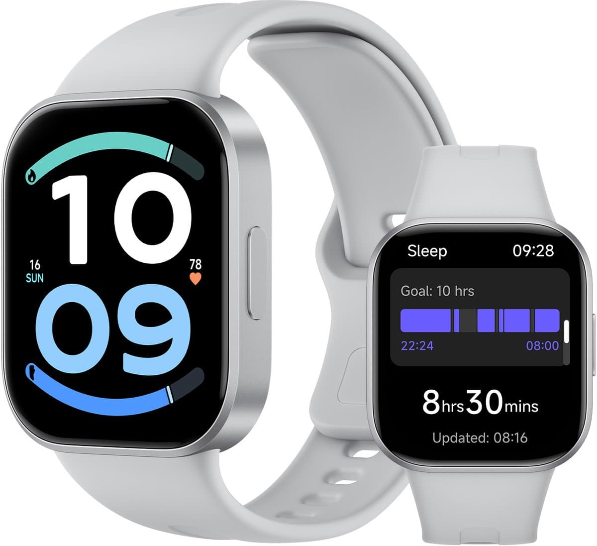 REDMI Watch 6 Active - 1,85" AMOLED - 1200 nits - Bluetooth®-oproepen - 140+ sportmodi - Matte Silver — afbeelding 1