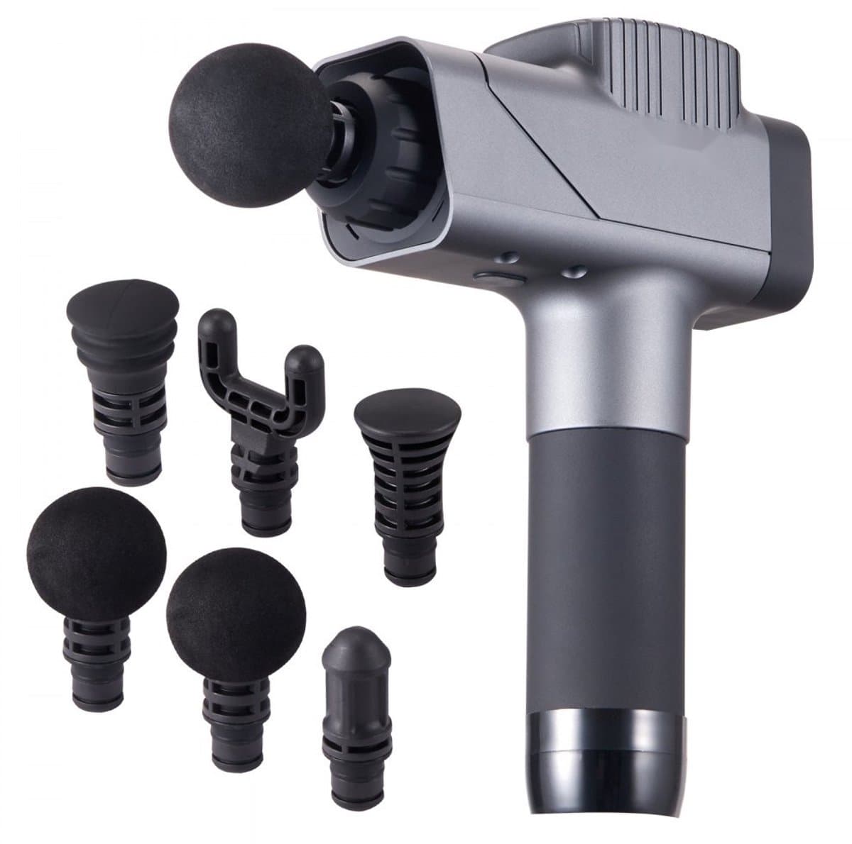 Massagepistool - Spiermassageapparaat - 8 Snelheidsniveaus - 6 Massagekoppen - 2500 mAh Oplaadbare Accu - Pijnverlichting & Spierontspanning - Voor Sporters — afbeelding 1