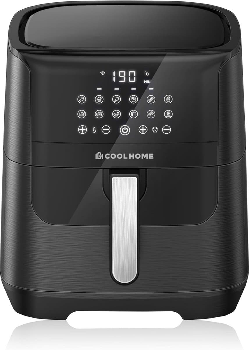 Airfryer XXL Hetelucht Frituurpan 6,5 Liter met Keramische Coating — afbeelding 1