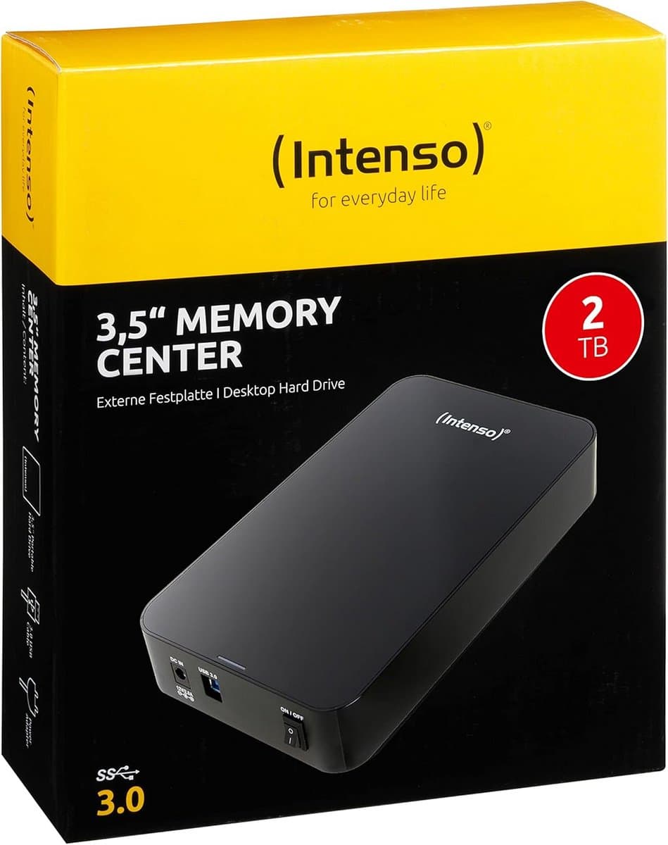 Externe harde schijf 1TB - 3.5 inch, USB 3.0, 5400rpm, 32MB Cache — afbeelding 1