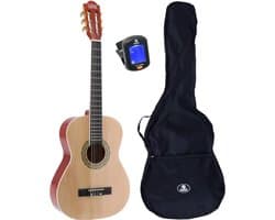 Klassieke Gitaar 3/4 - incl. gigbag en stemapparaat - Hout/naturel LaPaz 002