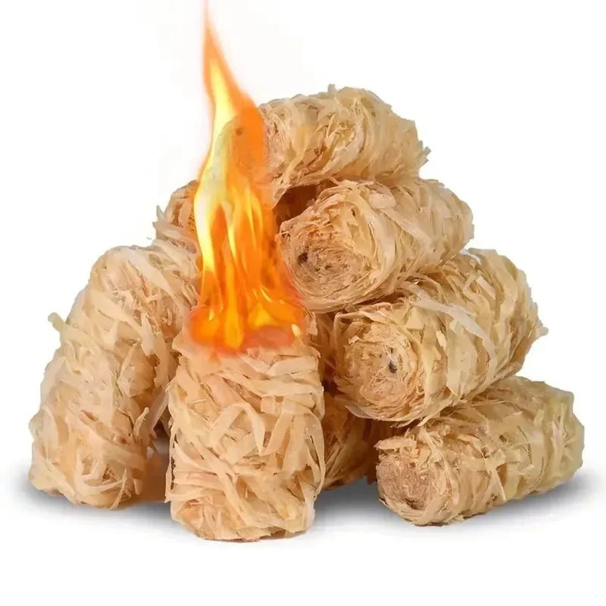 Natuurlijk Vuurstarter - Houtstokken - 100% Natuurlijk - Lange Brandtijd - Hout - Voor Buitenliefhebbers - 30/100 Stuks — afbeelding 1