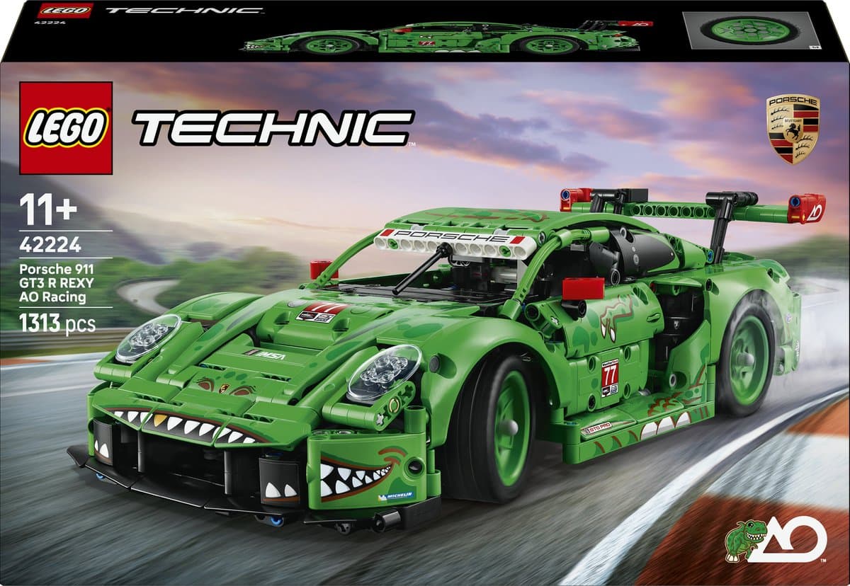 Lego Technic 42224 Porsche 911 Gt3 R Rexy Ao Bouwstenen — afbeelding 1