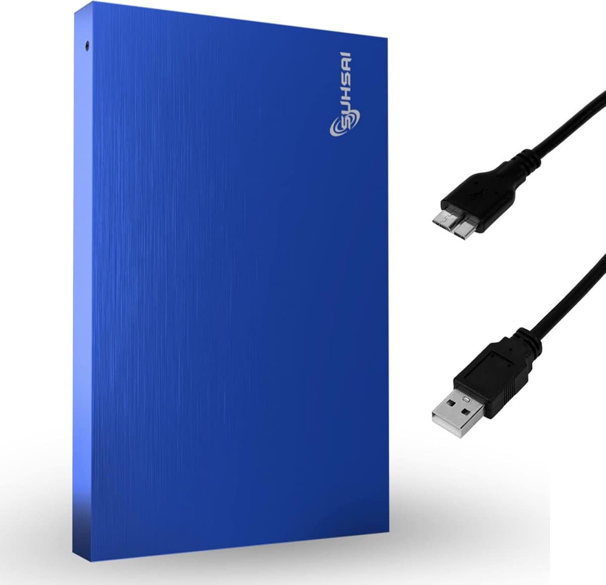 Draagbare Externe Harde Schijf 250GB USB 3.0 Opslag voor Laptop, PC, Mac en Gameconsole - Blauw — afbeelding 1