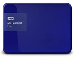 Externe Harde Schijf - Opslagmedium Data - Bestanden Opslaan - Extra Dun Ontwerp - 2 TB - Blauw