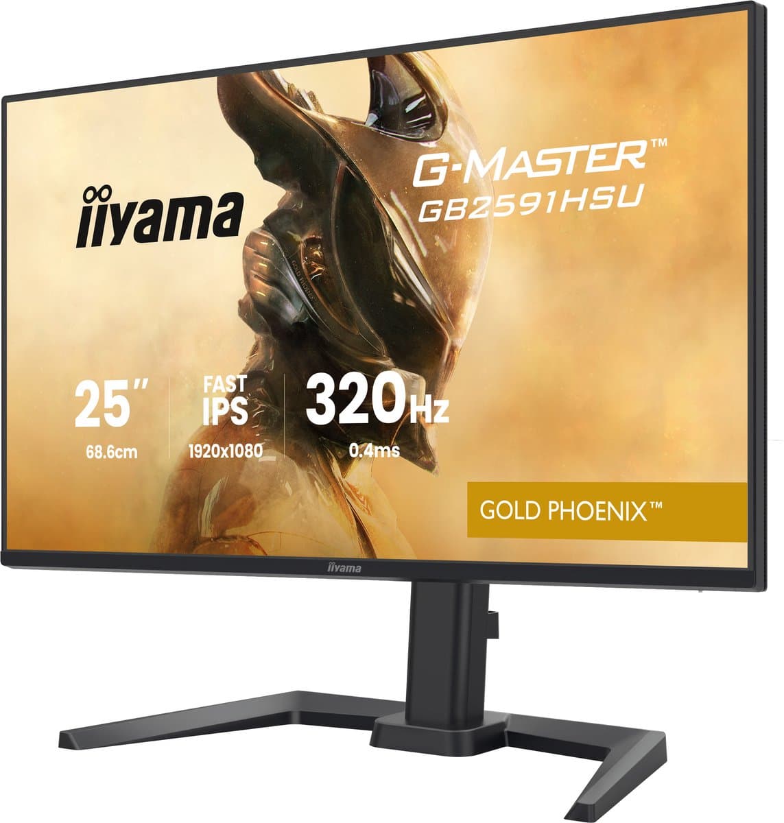iiyama G-Master GB2591HSU-B1 Gold Phoenix - 25 inch - Full HD - IPS - 320 Hz - verstelbaar - HDMI 2.1 - HDR10 — afbeelding 1