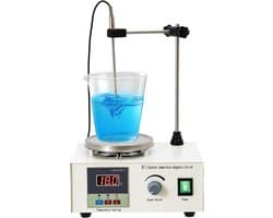 JAQZY Magneetroerder - Met Verwarmingsfunctie - roervolume van 2000 ml - Digitaal Display - Eenvoudige Bediening - Veiligheidsalarm